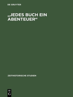 cover image of "Jedes Buch ein Abenteuer"